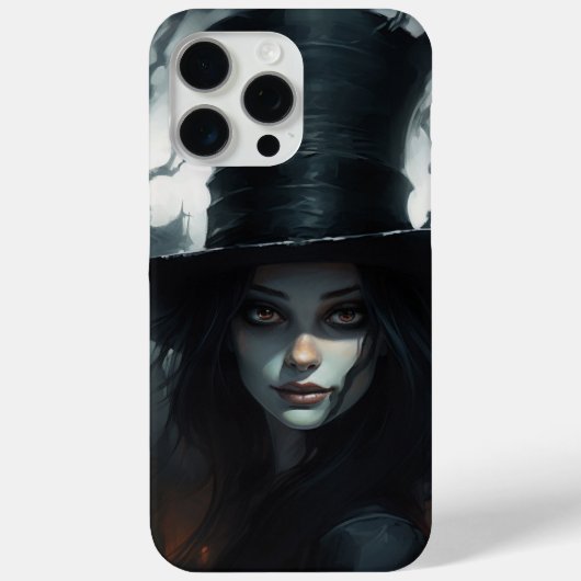 iPhone 15 Pro Max Hoesjes - Zwarte Hoeden (Achterkant)