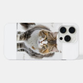 IPhone 15 pro max: kattenhoesontwerp iPhone Hoesje (Achterkant horizontaal)