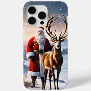 Iphone 15 pro max Kerst thema telefoon geval Hoesje
