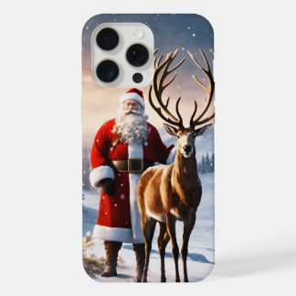 Iphone 15 pro max Kerst thema telefoonhoes Case
