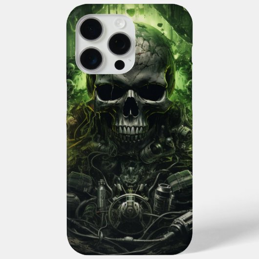 iPhone 15 Pro Max-Skull 6-koffers Case-Mate iPhone Case (Achterkant)