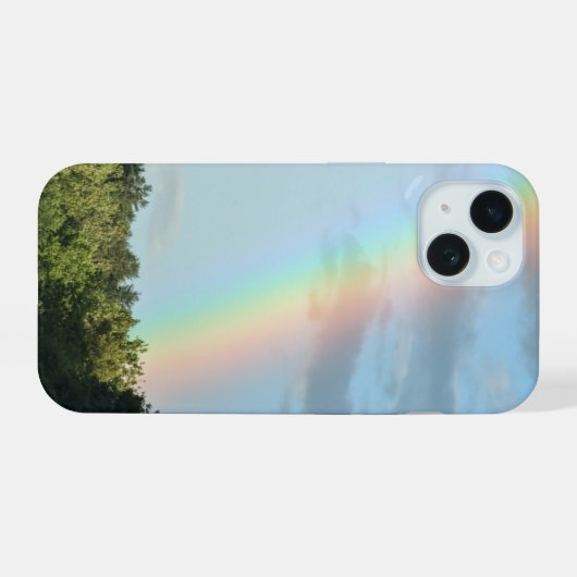 iPhone 15 regenboog ontwerp hoesje iPhone 15 Case (Achterkant horizontaal)