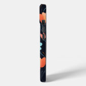 iPhone 15 Telefoon Case w / Cartoon Art Floral Des (Achterkant / Links)