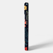 iPhone 15 Telefoon Case w / Floral Art Design (Achterkant / Links)