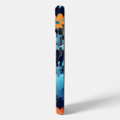 iPhone 15 Telefoon Case w / Vibrant Bloemen Ontwer (Achterkant / Links)