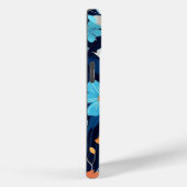 iPhone 15 Telefoon Case w / Vibrant Bloemen Ontwer (Achterkant / Rechts)