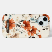 iPhone 15 Telefoonhoesje Eenvoudig Elegant Bloemen Case-Mate iPhone Case (Achterkant (horizontaal))