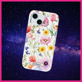 iPhone 15 Telefoonhoesje met Wildflower Floral Des iPhone 15 Case