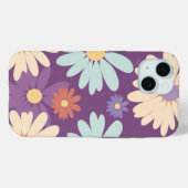 iPhone 15 Telefoonhoesje Retro Floral Art Design Case-Mate iPhone Case (Achterkant (horizontaal))