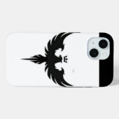 "iPhone 15 White & Eagle Design Hoesje - Vet en El (Achterkant (horizontaal))