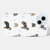iPhone 15 zware hoesjes aussiedoodle (Achterkant (horizontaal))