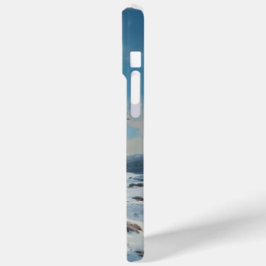 iPhone 15Pro Max Cover Leuke Kerst Trendy Sneeuw (Achterkant / Links)