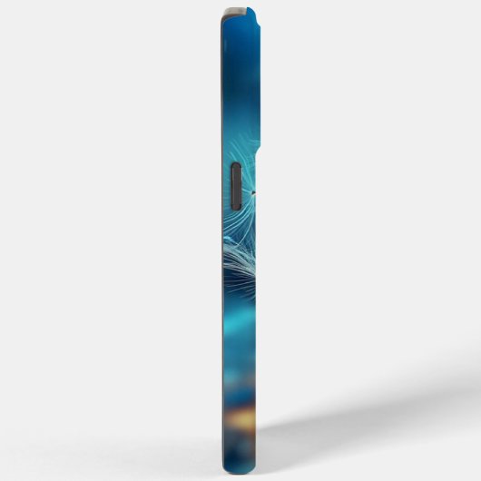 iPhone 15Pro Max hoesje blauw kleur meeldraad van  (Achterkant / Rechts)