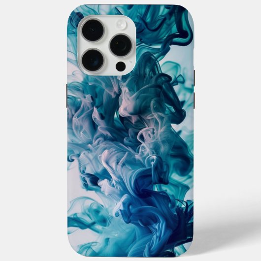 iPhone 15Pro Max hoesje blauw rook beste ontwerp p (Achterkant)