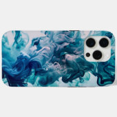 iPhone 15Pro Max hoesje blauw rook beste ontwerp p (Achterkant (horizontaal))