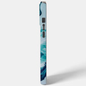 iPhone 15Pro Max hoesje blauw rook beste ontwerp p (Achterkant / Links)
