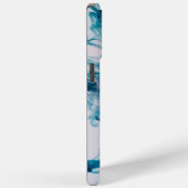 iPhone 15Pro Max hoesje blauw rook beste ontwerp p (Achterkant / Rechts)