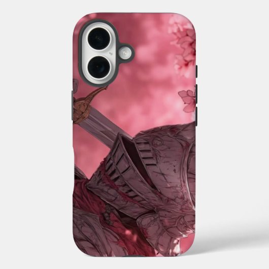 iPhone 16 Anime Ridderharnas Donkere Fantasy Bloes Case-Mate iPhone Case (Achterkant)