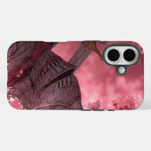 iPhone 16 Anime Ridderharnas Donkere Fantasy Bloes Case-Mate iPhone Case (Achterkant (horizontaal))