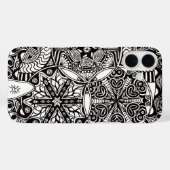iPhone 16 Case "Golden Nebulae" (monochrome) (Achterkant (horizontaal))