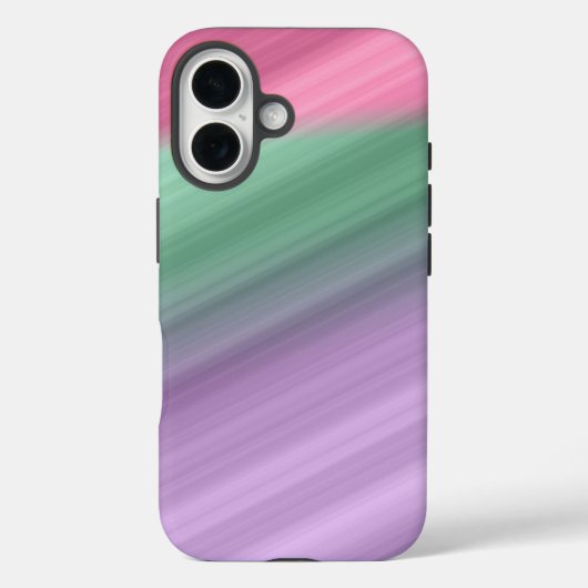 iPhone 16 Case mate hoesjes met diagonale lijnen (Achterkant)