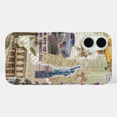 iPhone 16 Case Vintage European Aesthetic Collage  (Achterkant (horizontaal))