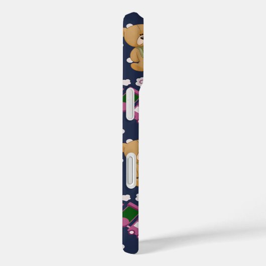 Iphone 16 Choo choo train bear case (Achterkant / Rechts)