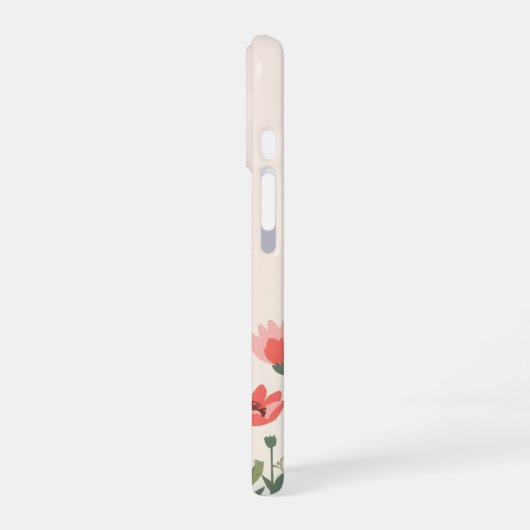 IPhone 16 cute floral case iPhone 16 Hoesje (Linkerkant)