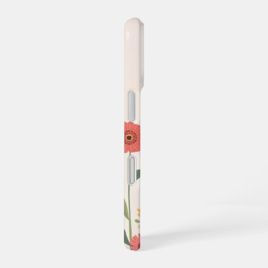 IPhone 16 cute floral case iPhone 16 Hoesje (Rechterkant)