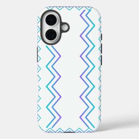 iPhone 16 esthetisch patroon stoer Hoesje (Achterkant)