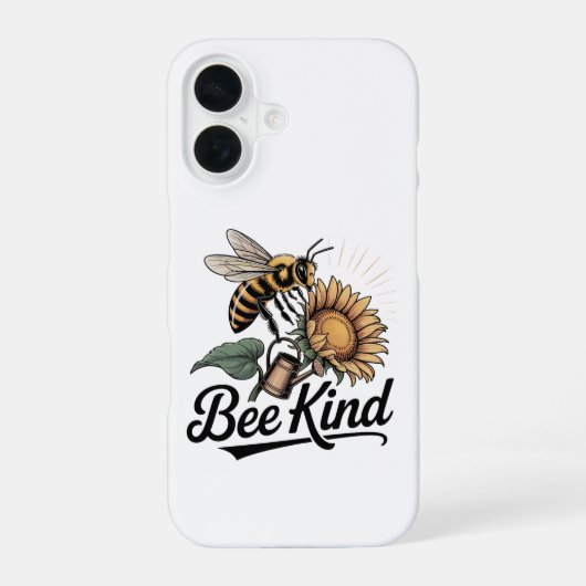 iPhone 16 Hoesje Bee Kind (Achterkant)