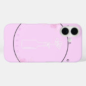 iphone 16 hoesje bloem in een fles (Achterkant (horizontaal))
