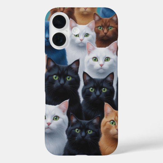 iPhone 16 hoesje - Cat Lover (Achterkant)