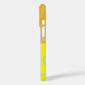 iPhone 16 Hoesje cirkels lussen geel groen Sinaasa (Achterkant / Links)