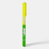 iPhone 16 Hoesje cirkels lussen geel groen Sinaasa (Achterkant / Rechts)