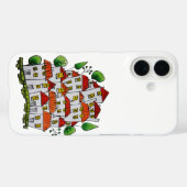 iPhone 16 hoesje (Doodle - Handgetekend) (Achterkant (horizontaal))