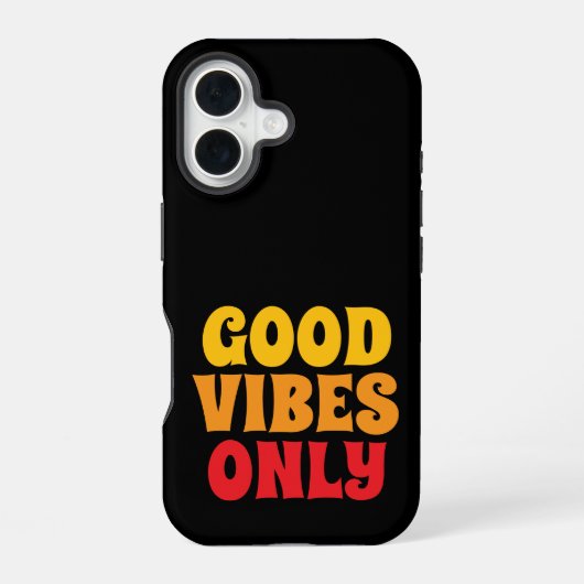 iPhone 16 hoesje good vibes only (Achterkant)