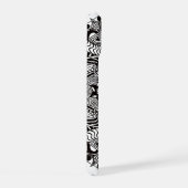 iPhone 16 Hoesje "Gouden Nevels" (monochroom) 15 Case (Rechterkant)