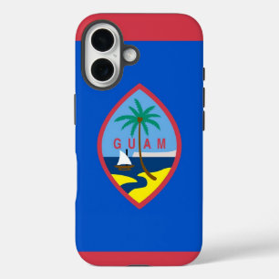 iPhone 16 Hoesje-Mate met Guam-vlag Hoesje