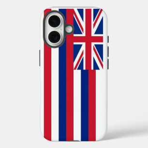 iPhone 16 Hoesje-Mate met Hawaii staatsvlag Hoesje
