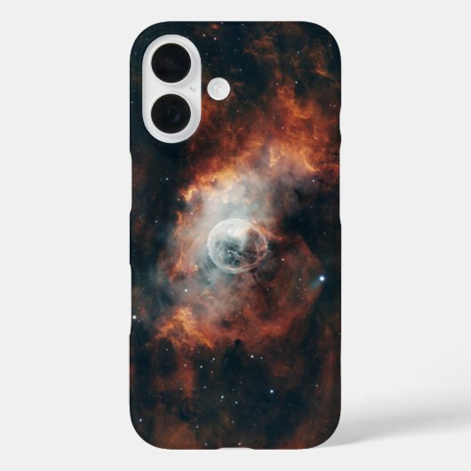 iPhone 16 Hoesje met Bubble Nebula (Achterkant)