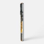 iPhone 16 Hoesje met Schilderstijl Abstract Ontwer (Linkerkant)