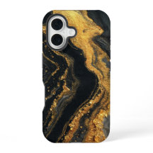 iPhone 16 Hoesje met Schilderstijl Abstract Ontwer