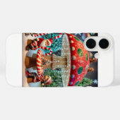 iPhone 16 Hoesje: Ontwerp van de Kerstpaddenstoel Case-Mate iPhone Case (Achterkant (horizontaal))