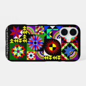 iPhone 16 Hoesje - Quilt Collage (Achterkant horizontaal)