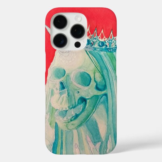 iPhone 16 hoesje Red Fury Originele kunst (Achterkant)