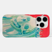 iPhone 16 hoesje Red Fury Originele kunst (Achterkant (horizontaal))