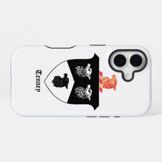 iPhone 16 Hoesje - Tenney familiewapen (Achterkant horizontaal)