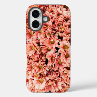 iPhone 16 Hoesjes met Close Up van Roze Bloemen