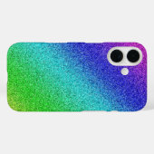 iPhone 16 Hülle Glänzend Regenbogen Glitzer Bunt  Case-Mate iPhone Case (Achterkant (horizontaal))